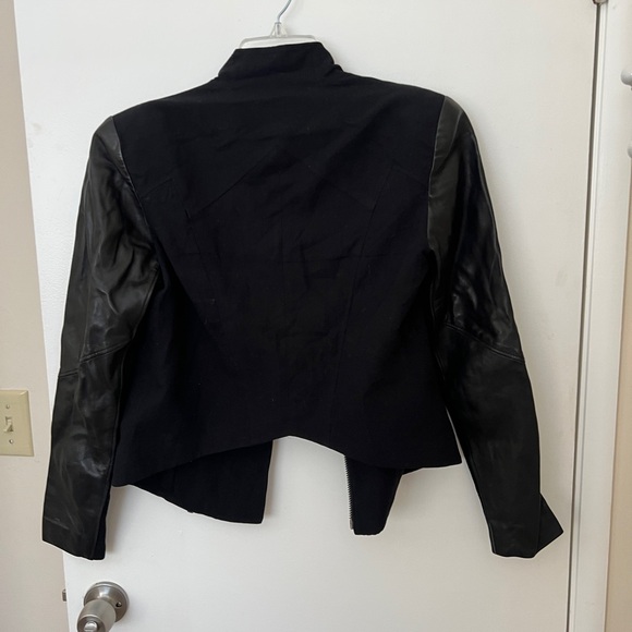 HELMUT LANG 100% Lamb Leather Switch Blouson Jacket - Picture 5 of 10